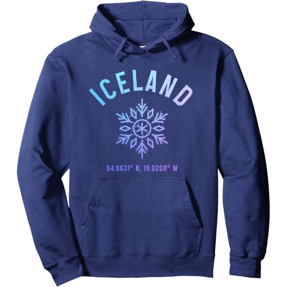 Iceland Hoodie Sweatshirt Women Size Medium Icelandic Souvenir